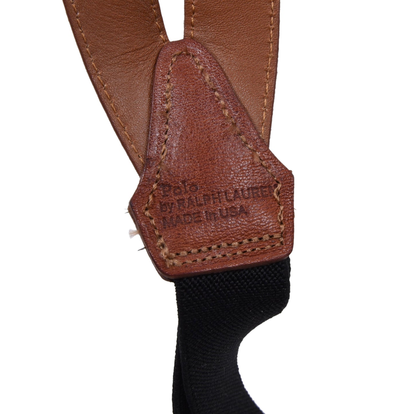 Vintage Polo Ralph Lauren Lederhosenträger - Braun