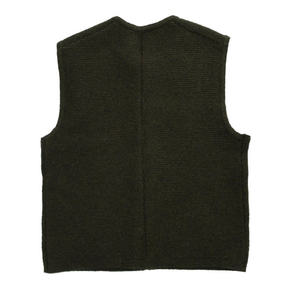 Giesswein Wool Sweater Vest/Trachtenweste Size 52 - Moss Green