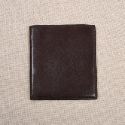 NOS Leather Wallet/Billfold ca. 12cm - Brown
