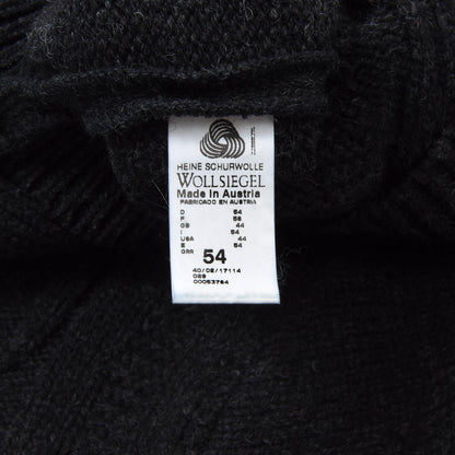 Giesswein Cableknit Wool Sweater Size 54 Chest ca. 59cm - Grey