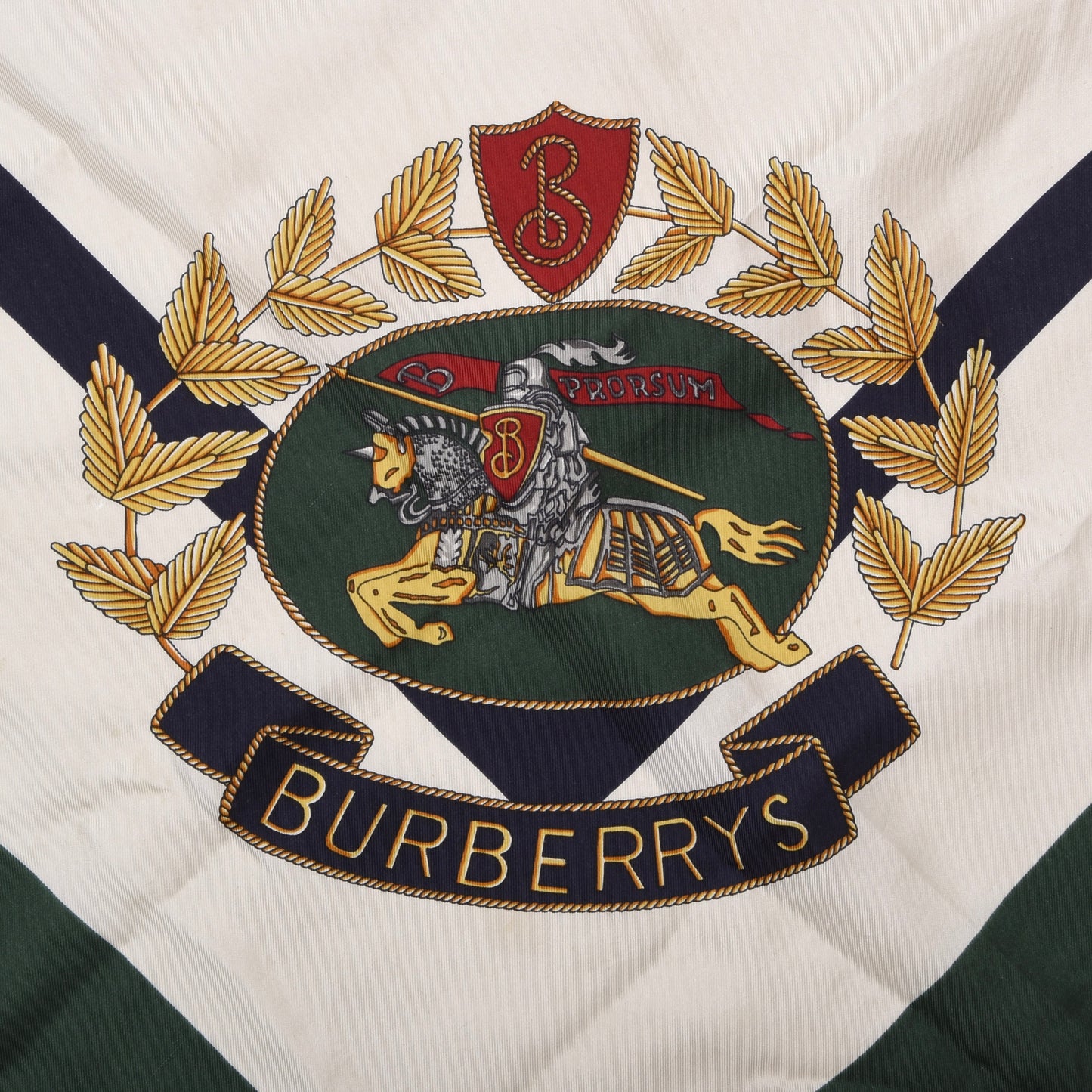 Vintage Burberrys Silk Scarf ca. 87cm