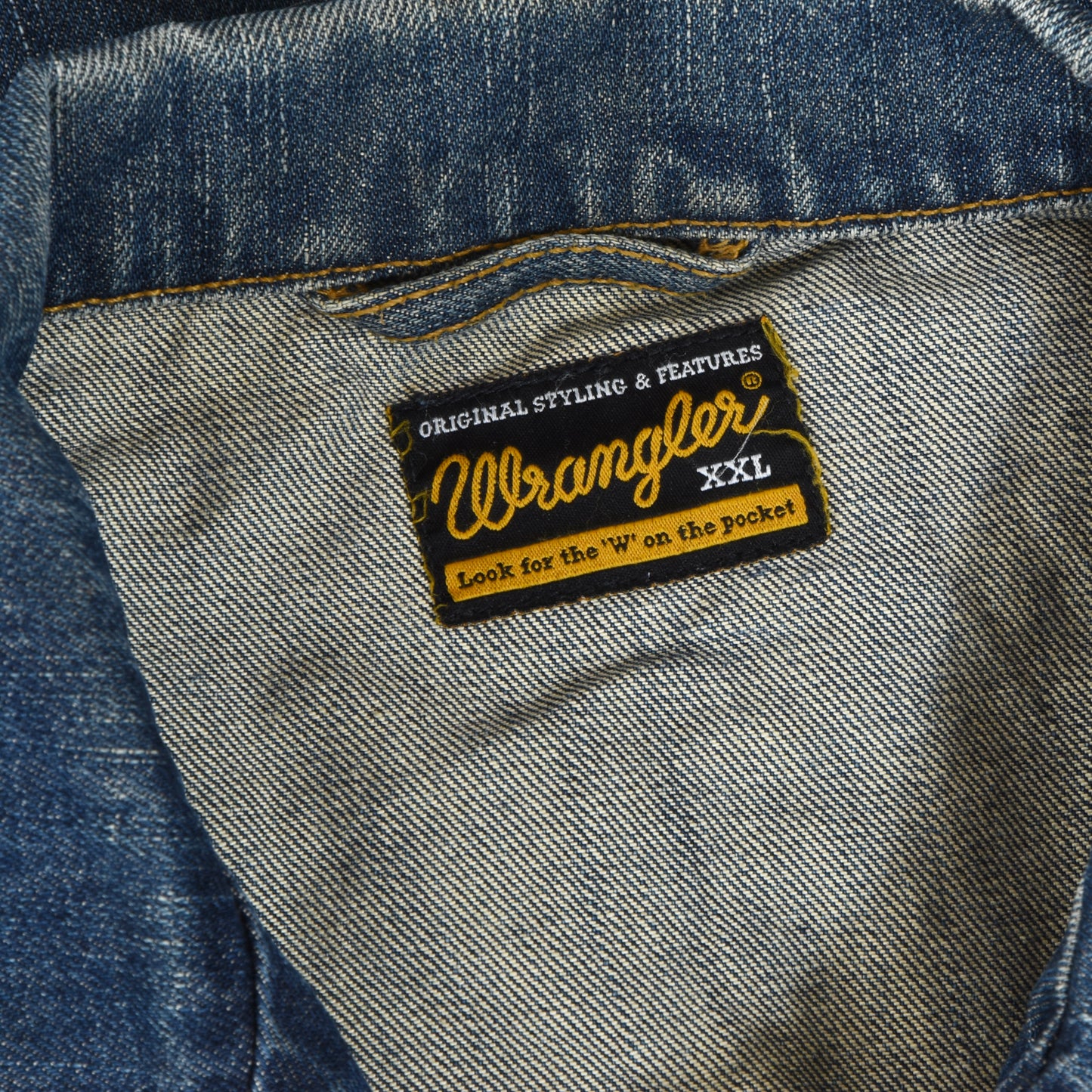 Wrangler Vintage Jean Jacket KP W41001 Size XXL - Blue