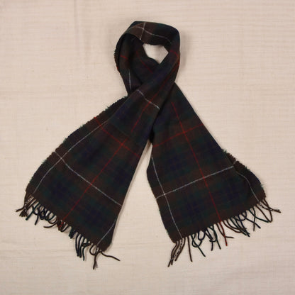 Blackwatch Tartan x2 Wool Scarves ca. 120-138cm