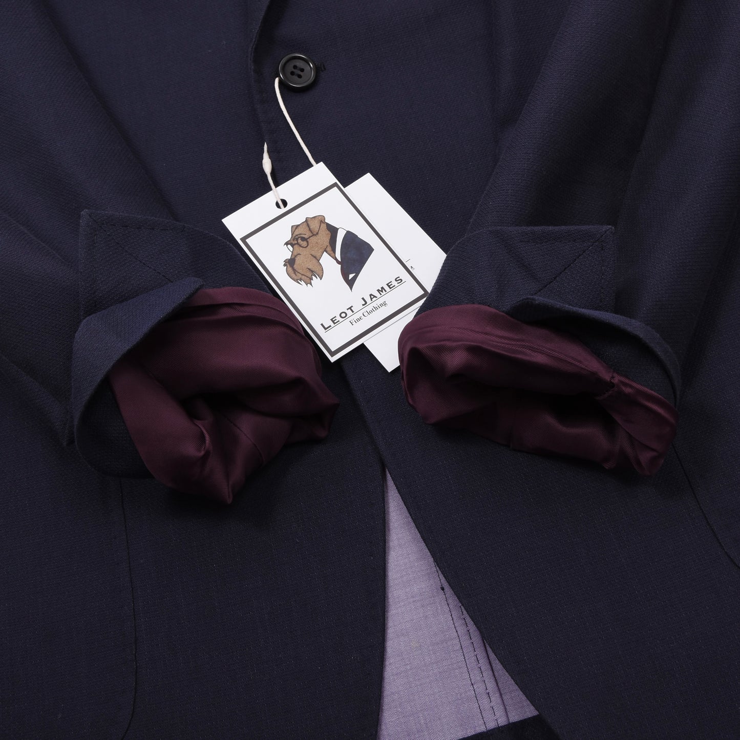 Canali Kei Unstructured Jacket Chest ca. 54cm - Navy Blue