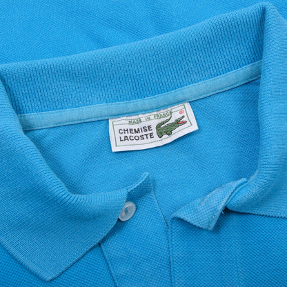 Vintage Lacoste 3er Polo-Shirts Made in France Größe 4 ca. 50,5-54cm - Petrol/Rot/Grün