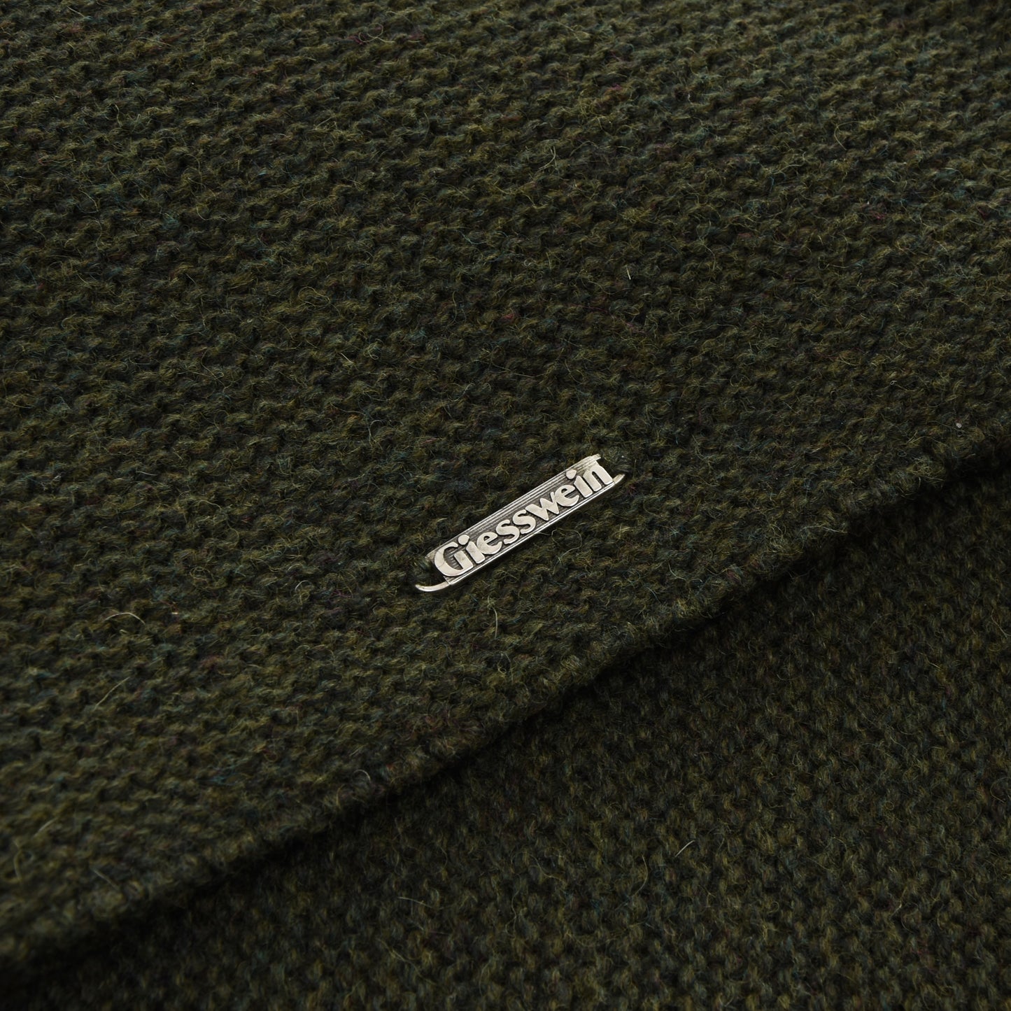 Giesswein Wool Sweater Vest/Trachtenweste Size 52 - Moss Green