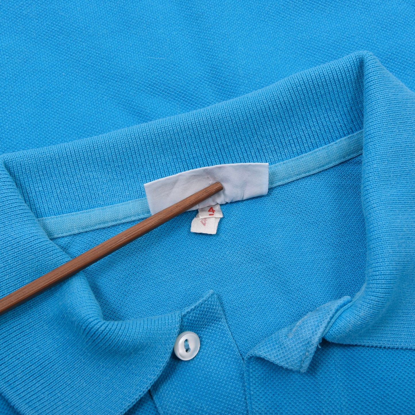 Vintage Lacoste 3er Polo-Shirts Made in France Größe 4 ca. 50,5-54cm - Petrol/Rot/Grün