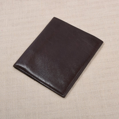 NOS Leather Wallet/Billfold ca. 12cm - Brown