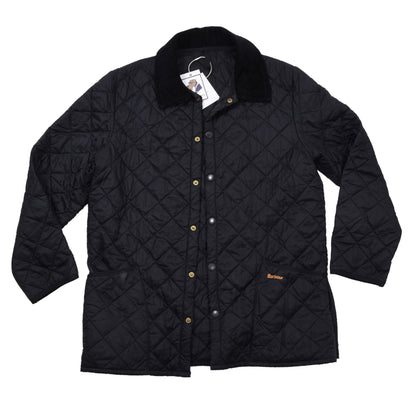 Barbour Liddesdale Quilted Jacket Size M Chest ca. 59.5cm - Black