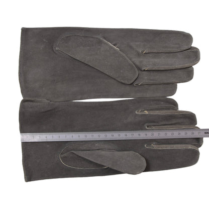 Rika Doeskin Gloves Unlined ca. 11.1cm - Grey