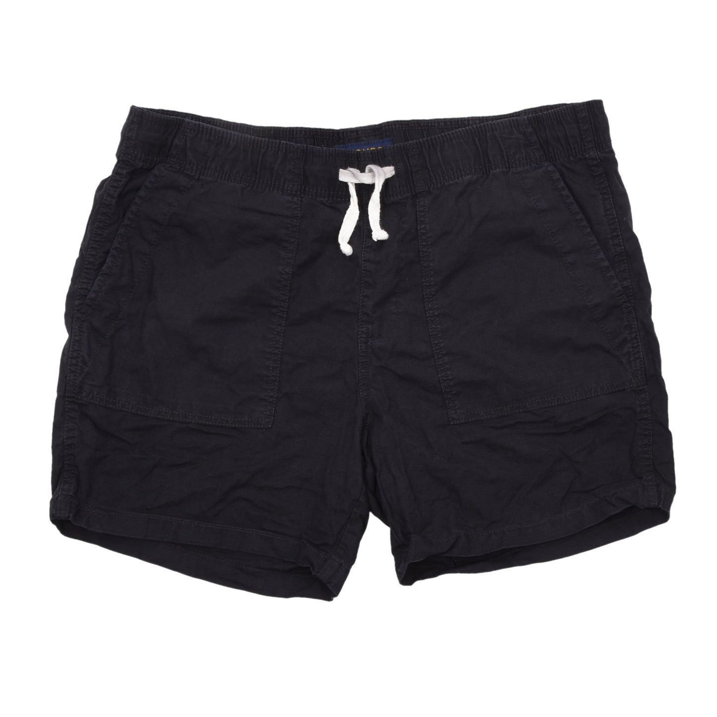 Piombo Cotton-Linen Shorts Size XL Reg - Washed Black