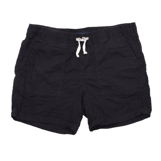 Piombo Baumwolle-Leinen Shorts Größe XL Reg - Washed Black