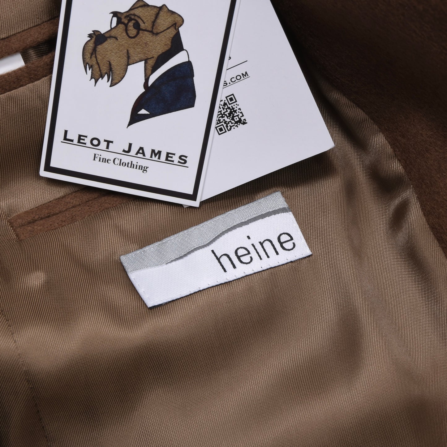 Heine 100% Kaschmir Jacke Größe 48 Brust ca. 54,5cm – Braun