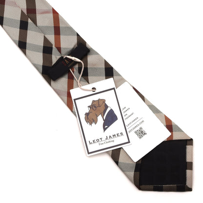 DAKS London Seide Krawatte Made in Italy - House Check