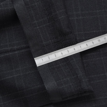 Hugo Boss Wool Suit Size 48 Chest ca. 53cm - Grey Plaid