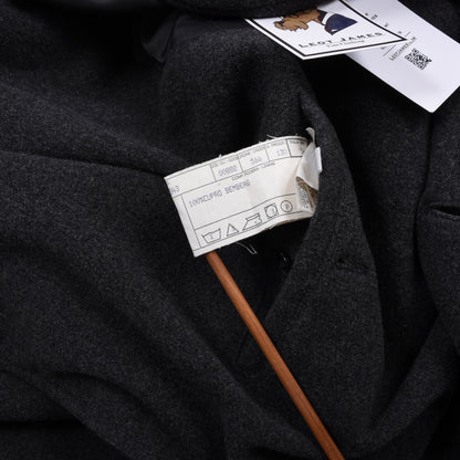 Salvatore Ferragamo Wolle-Kaschmir Car Coat/Mantel Gr. 54 Made in Italy - Grau