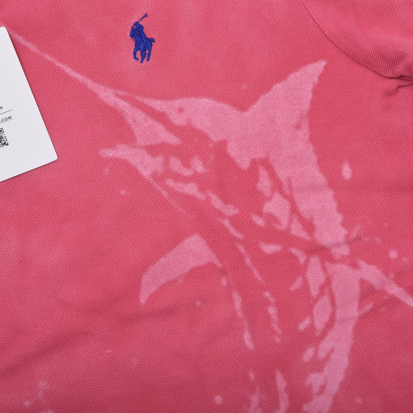 Polo Ralph Lauren Poloshirt Größe M Custom Fit ca. 52,5cm - Pink Marlin