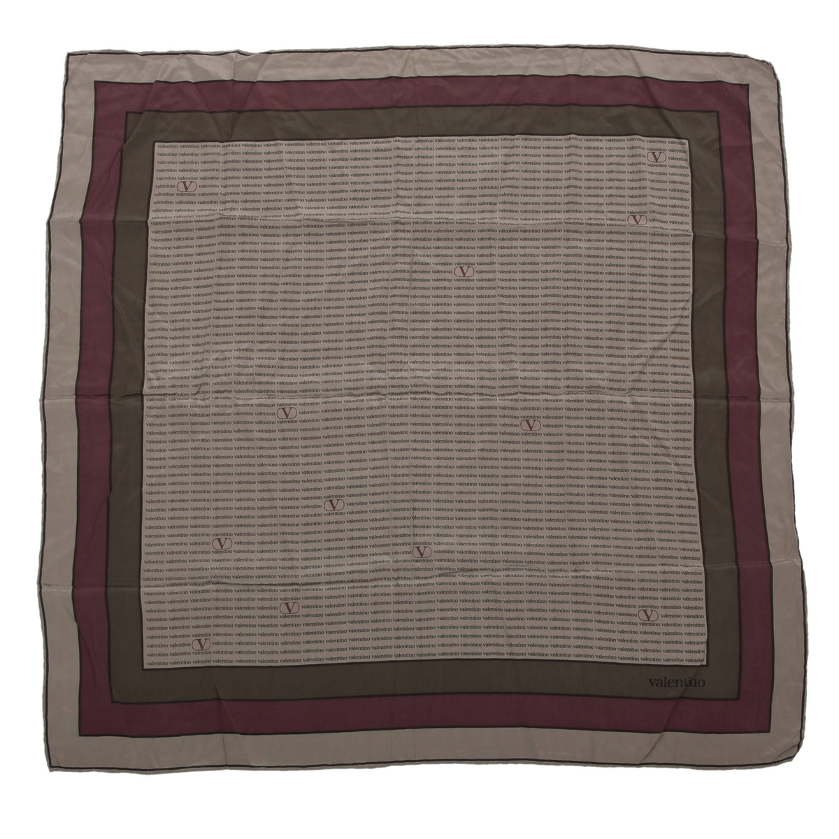 Vintage Valentino Silk Scarf 73cm x 73cm - Spellout