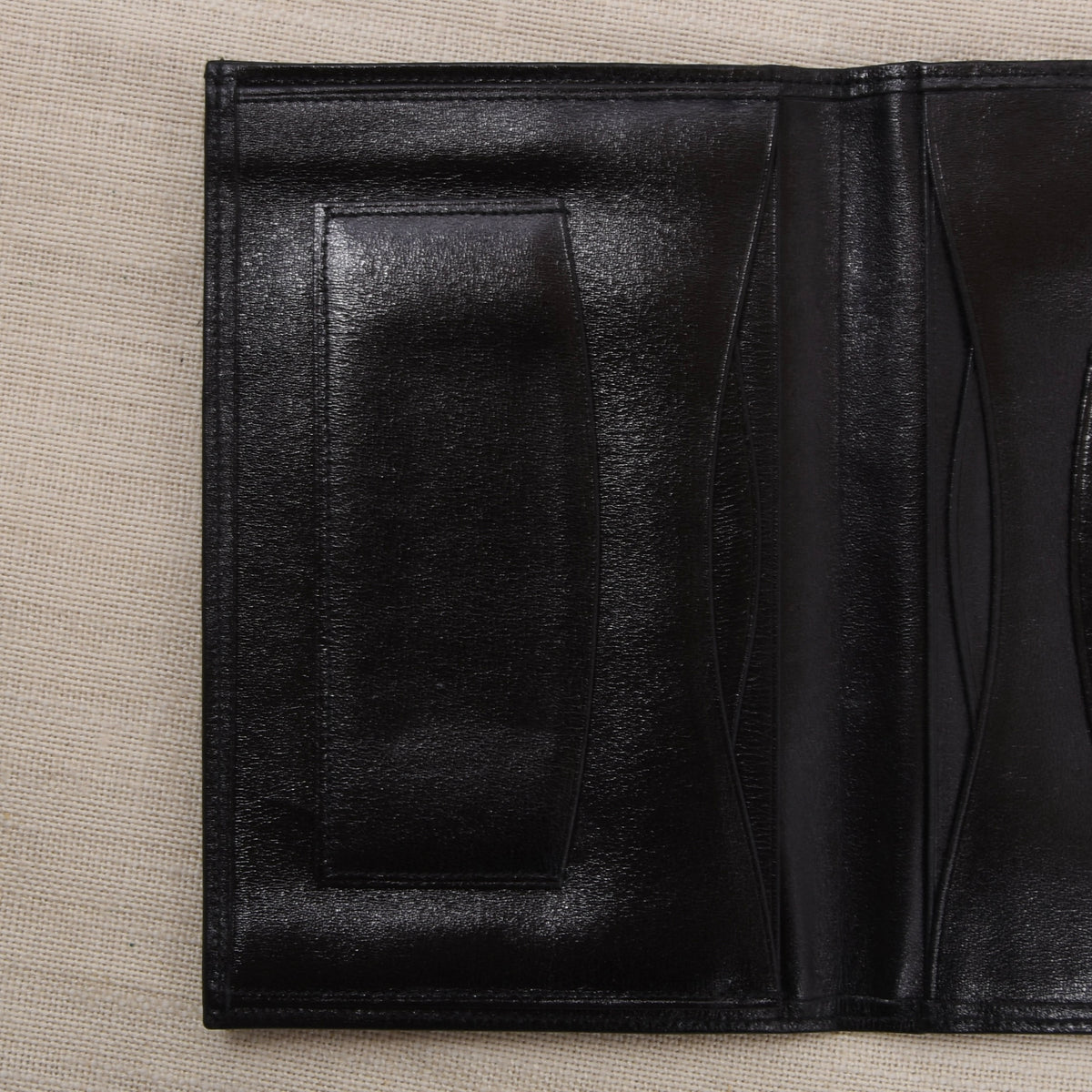 NOS Luxury Leather Travel Wallet - Black