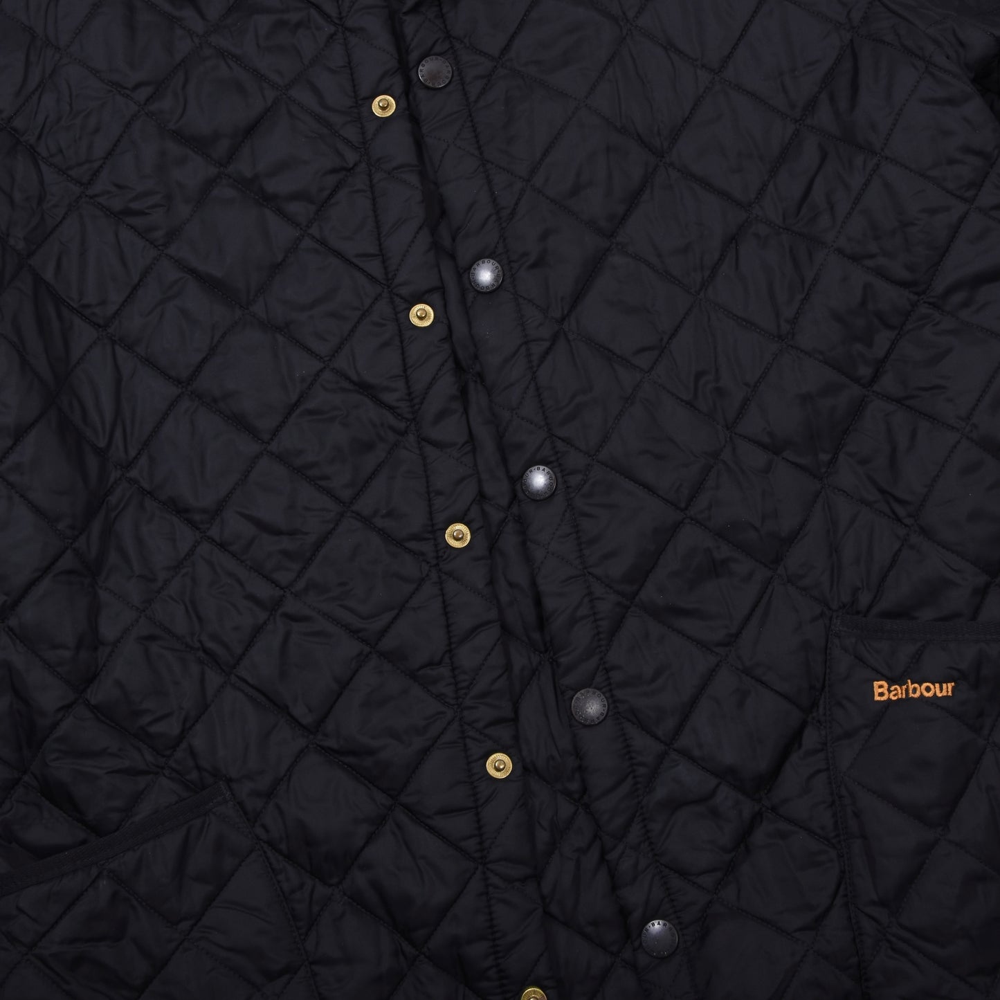 Barbour Liddesdale Quilted Jacket Size M Chest ca. 59.5cm - Black
