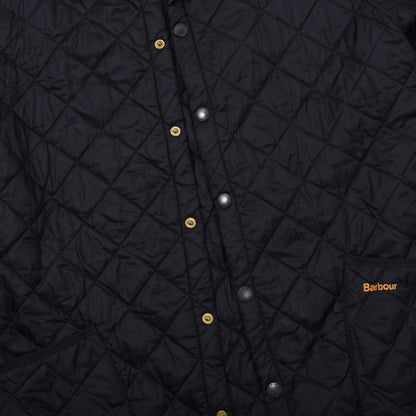 Barbour Liddesdale Quilted Jacket Size M Chest ca. 59.5cm - Black