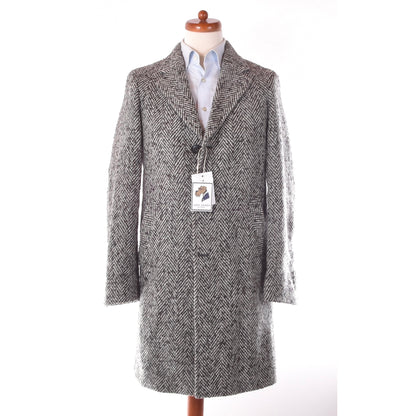Sand Copenhagen Overcoat Size 46 ca. 50cm - Herringbone