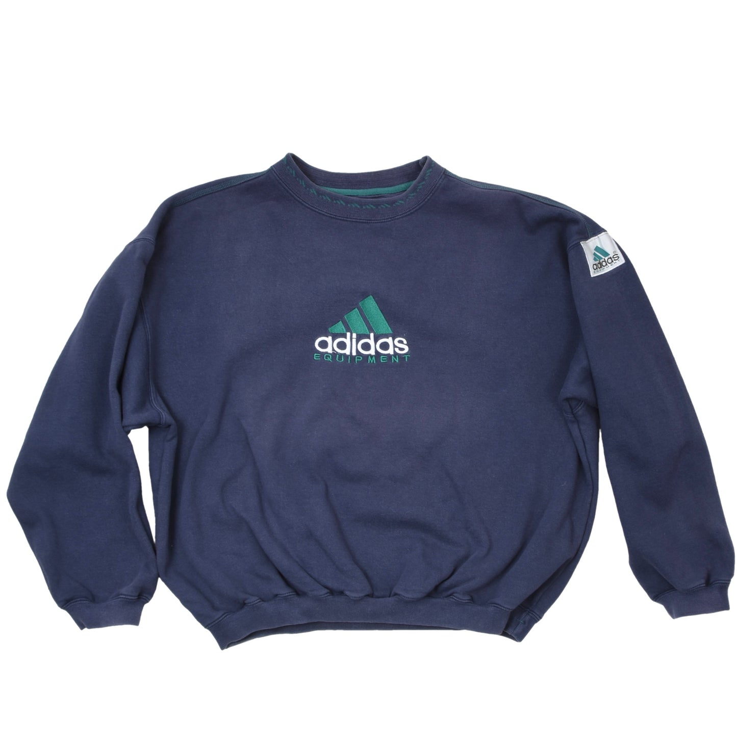Vintage Adidas Equipment Sweatshirt Size D6 - Blue