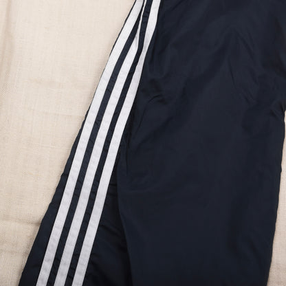 Vintage 80er Adidas Nylon-Regenhose Größe D50 ca. 48cm - Schwarz