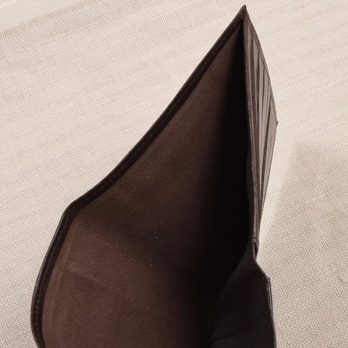 NOS Leather Wallet/Billfold ca. 12cm - Brown