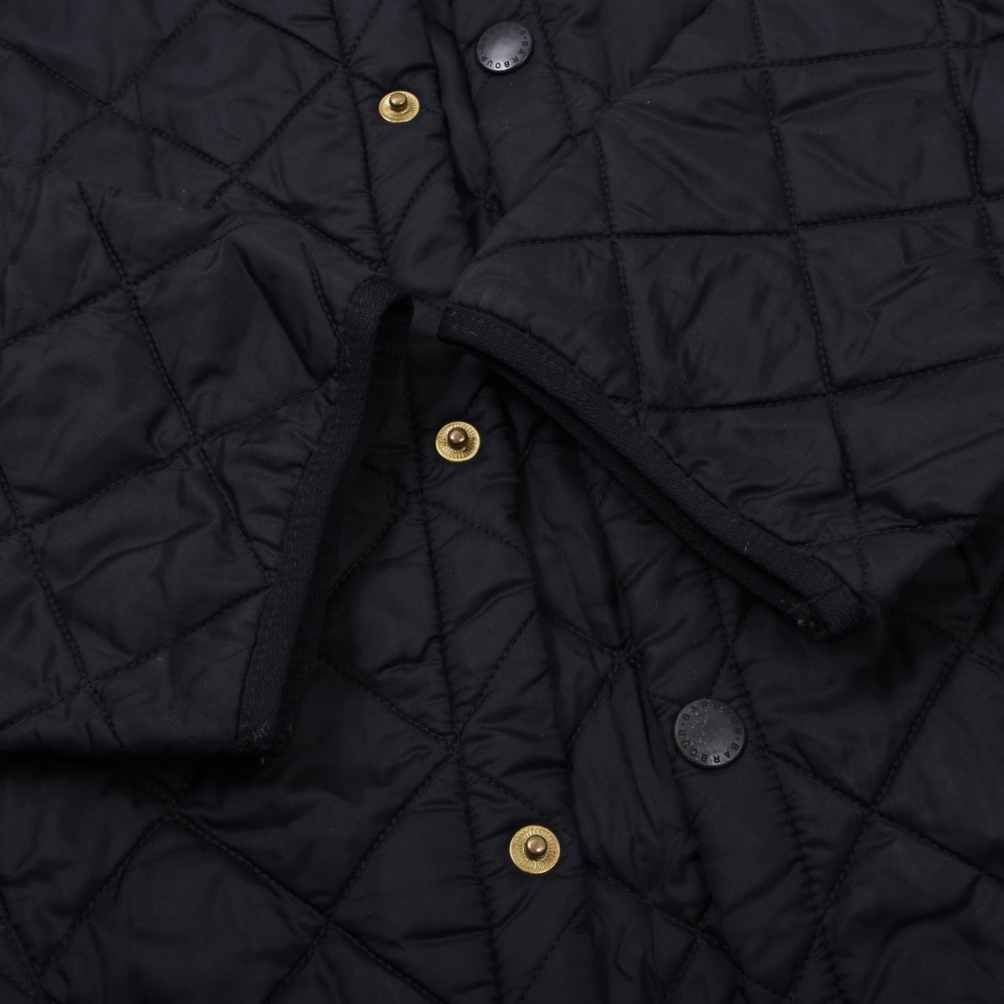 Barbour Liddesdale Quilted Jacket Size M Chest ca. 59.5cm - Black