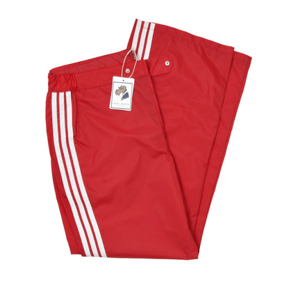 Vintage '80s Adidas Nylon Rain Pants Size D56 - Red