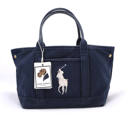 Ralph Lauren Canvas Tote Bag - Navy Blue