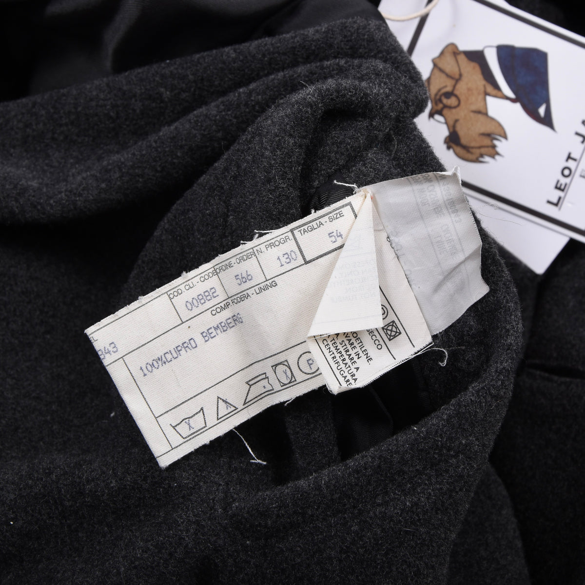 Salvatore Ferragamo Wolle-Kaschmir Car Coat/Mantel Gr. 54 Made in Italy - Grau