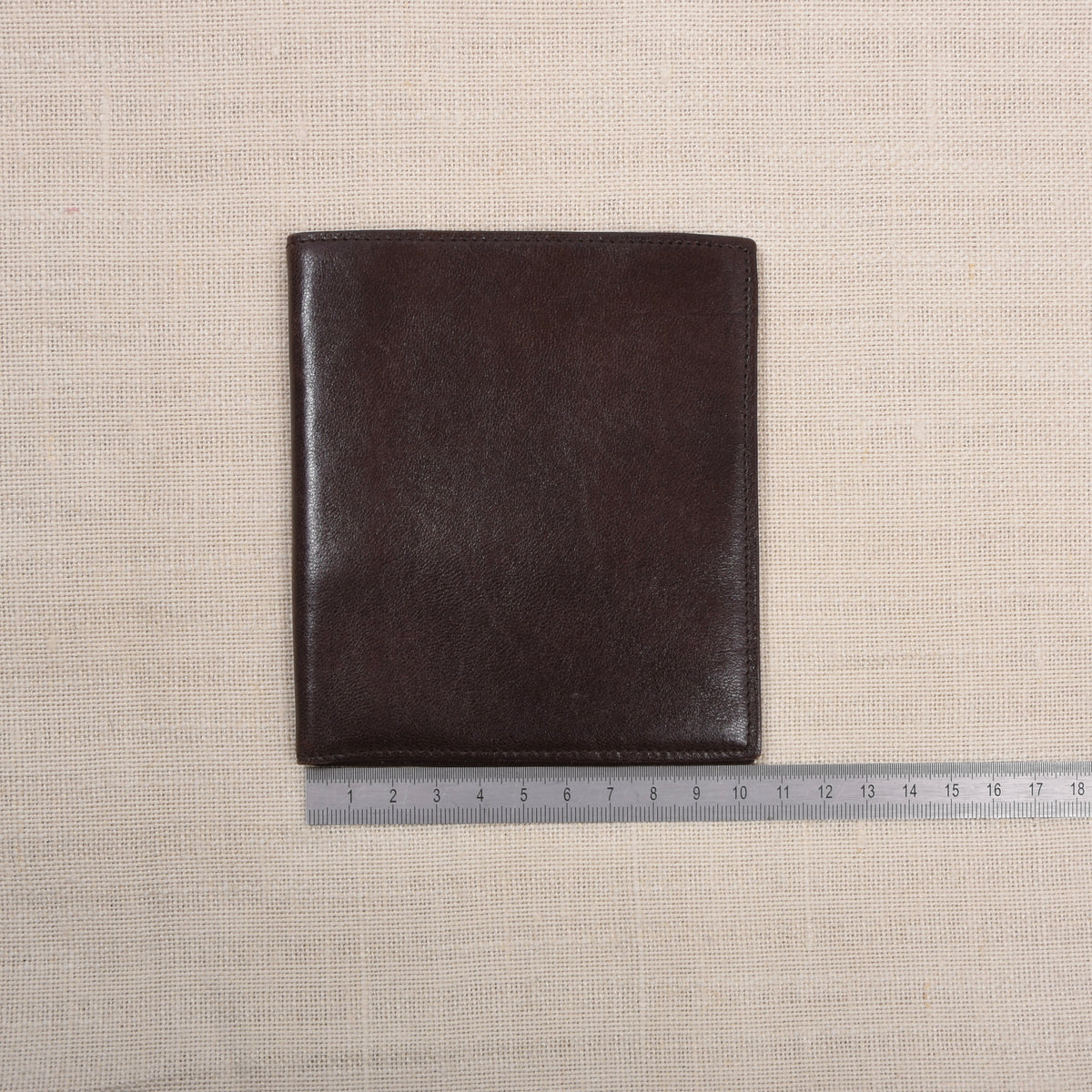 NOS Leather Wallet/Billfold ca. 12cm - Brown