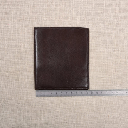 NOS Leather Wallet/Billfold ca. 12cm - Brown