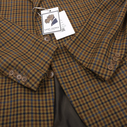 Al Duca D'Aosta x Pal Zileri 100% Wool Jacket Size 54 Made in Italy - Gunclub Check