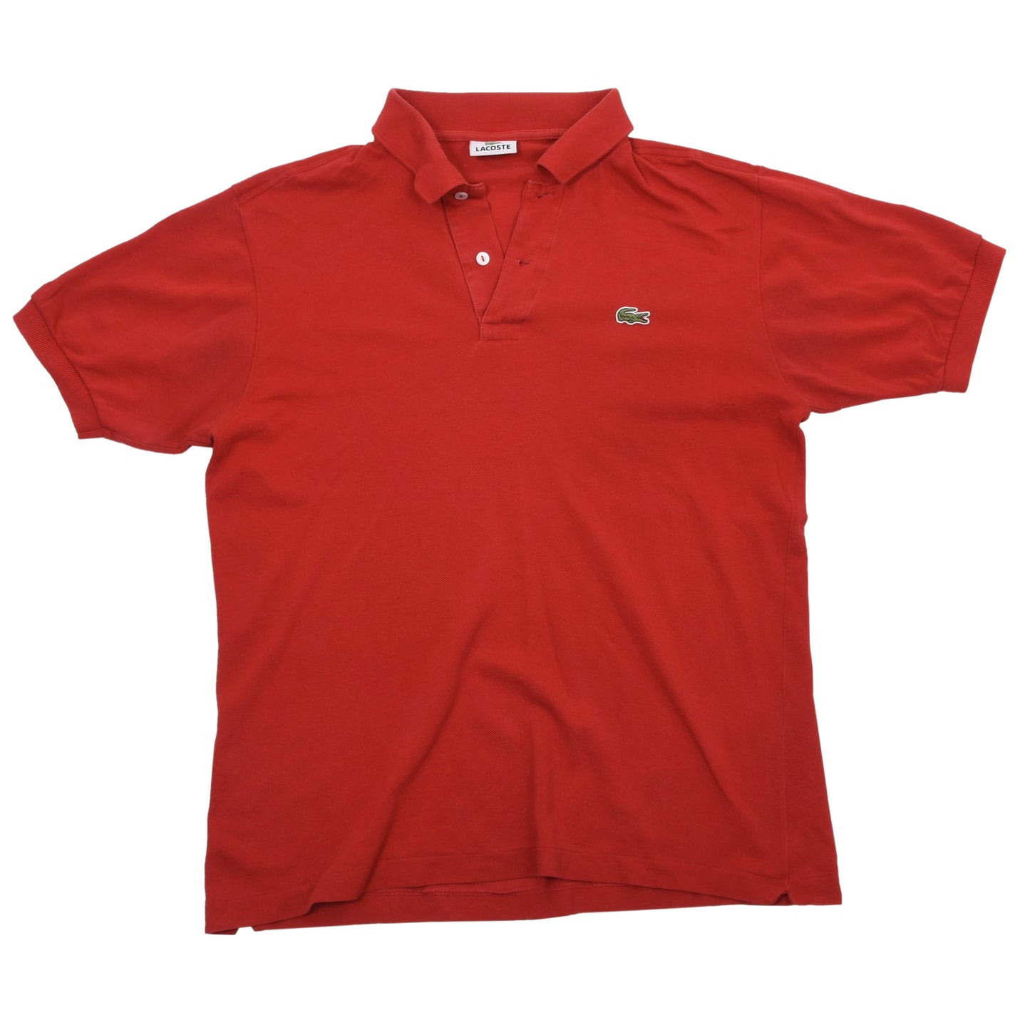 Vintage Lacoste 3er Polo-Shirts Made in France Größe 4 ca. 50,5-54cm - Petrol/Rot/Grün