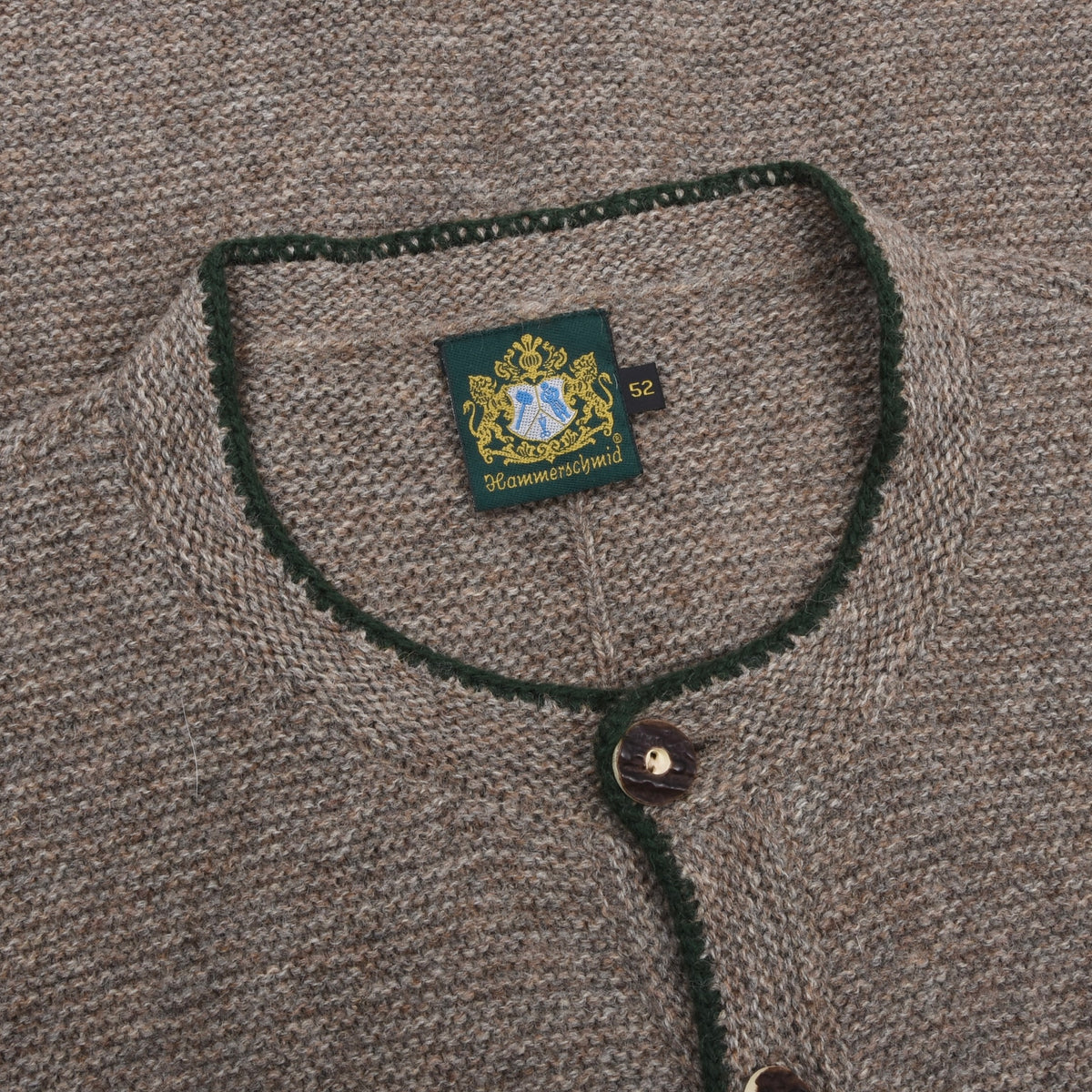 Hammerschmid 100% Wool Trachten Cardigan Sweater Chest ca. 62cm