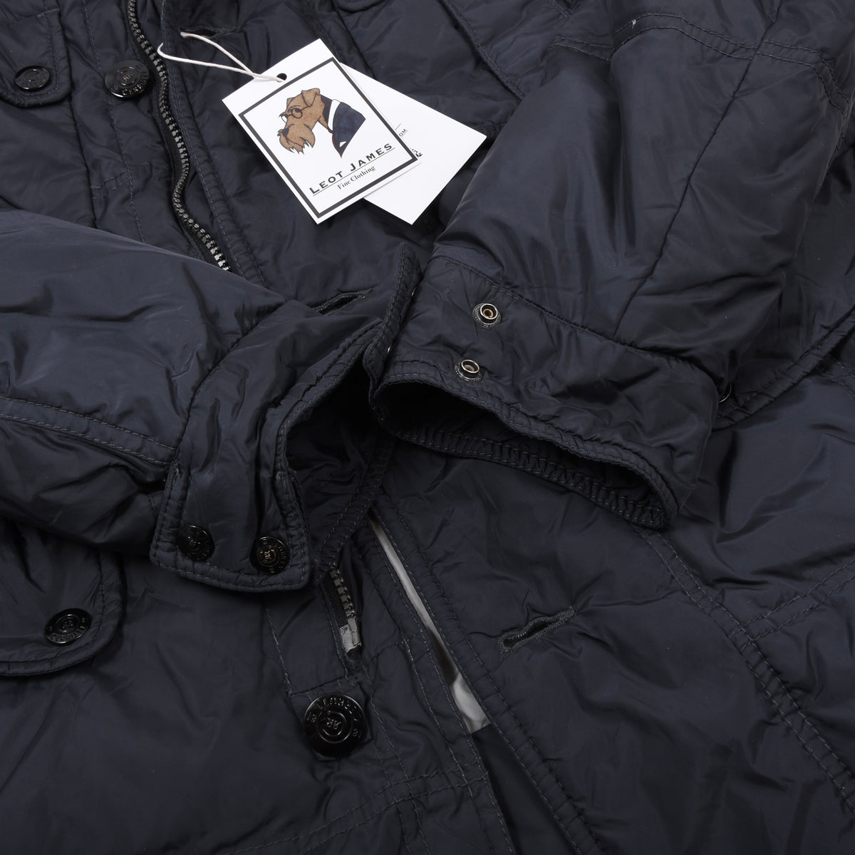 Cerruti Daunen Steppjacke Gr. M - Marineblau