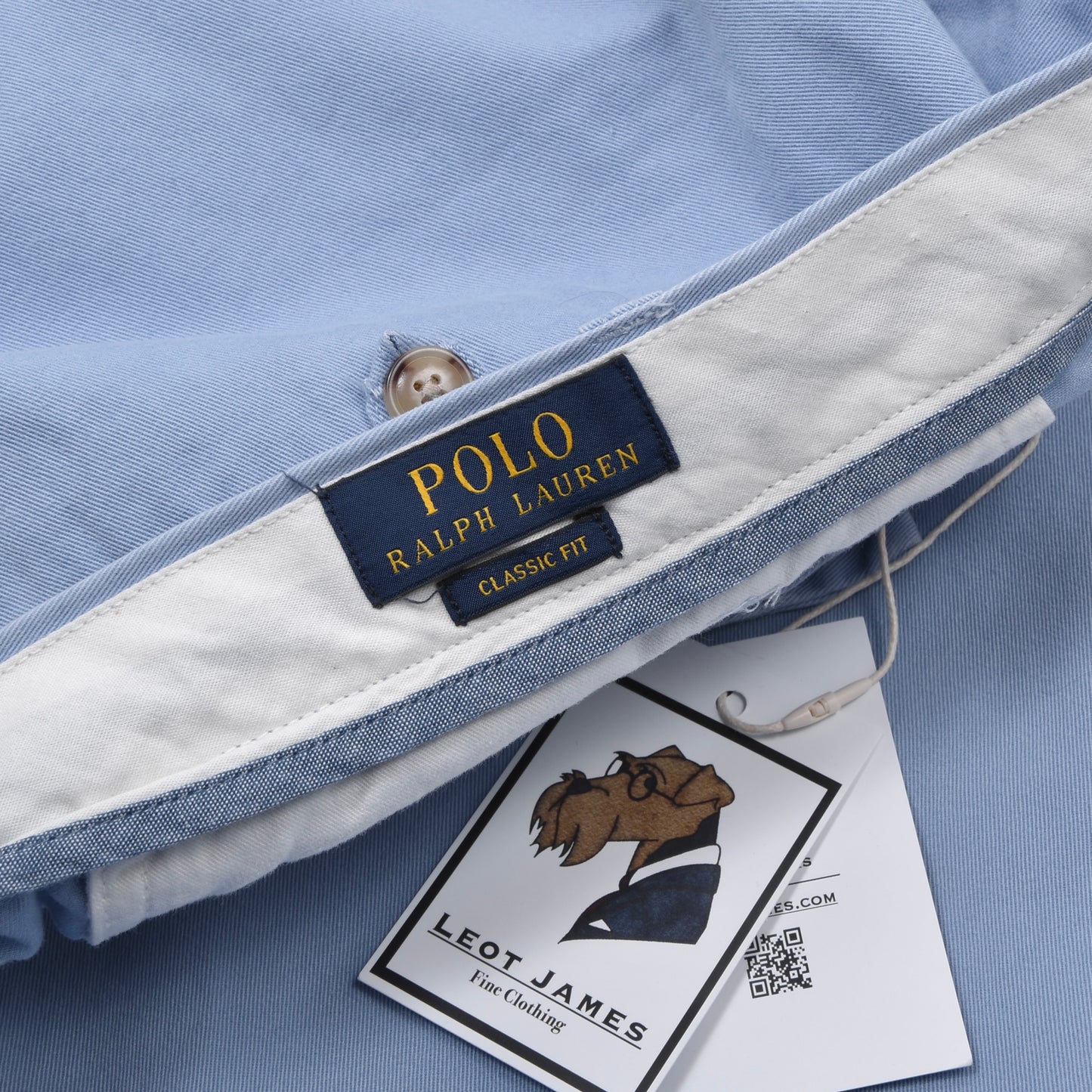 Polo Ralph Lauren Bedford Chino Hose Größe 46B-30 ca. 60cm – Blau