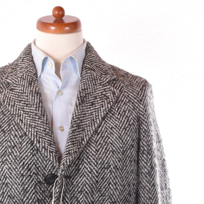 Sand Copenhagen Overcoat Size 46 ca. 50cm - Herringbone