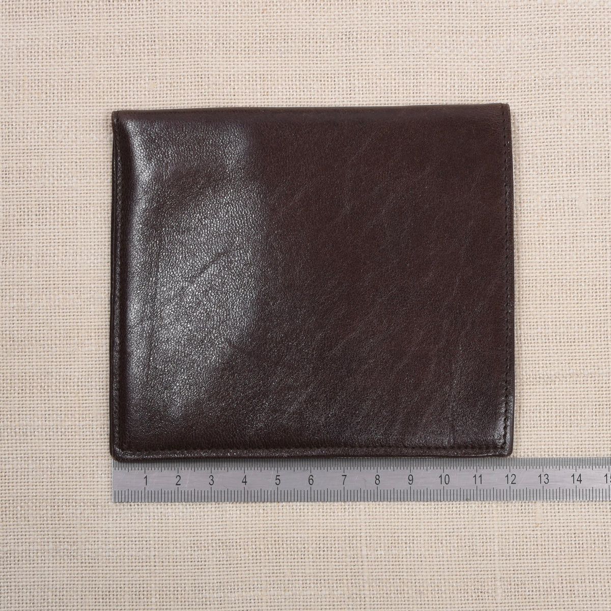 NOS Leather Wallet/Billfold ca. 12cm - Brown