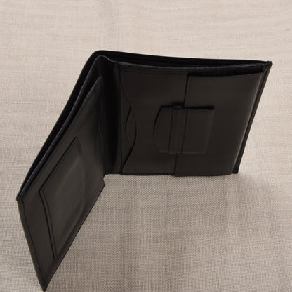 NOS Luxury Leather Travel Wallet - Black