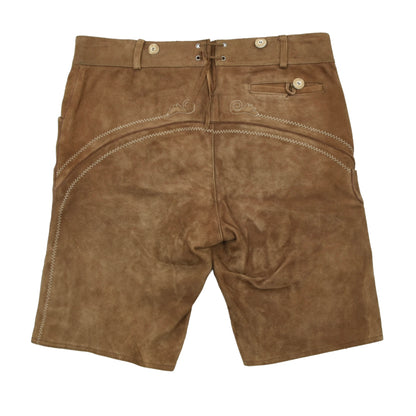 Classic Suede Lederhose Size 52 - Brown