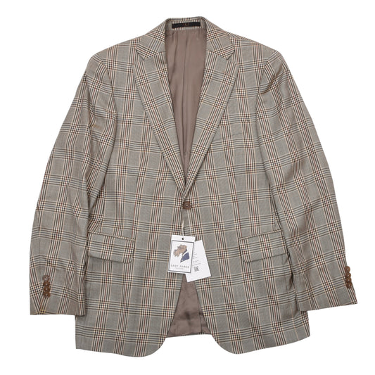 DAKS London Jacke Wolle-Seide Größe 46 Brust ca. 50cm - Kariert