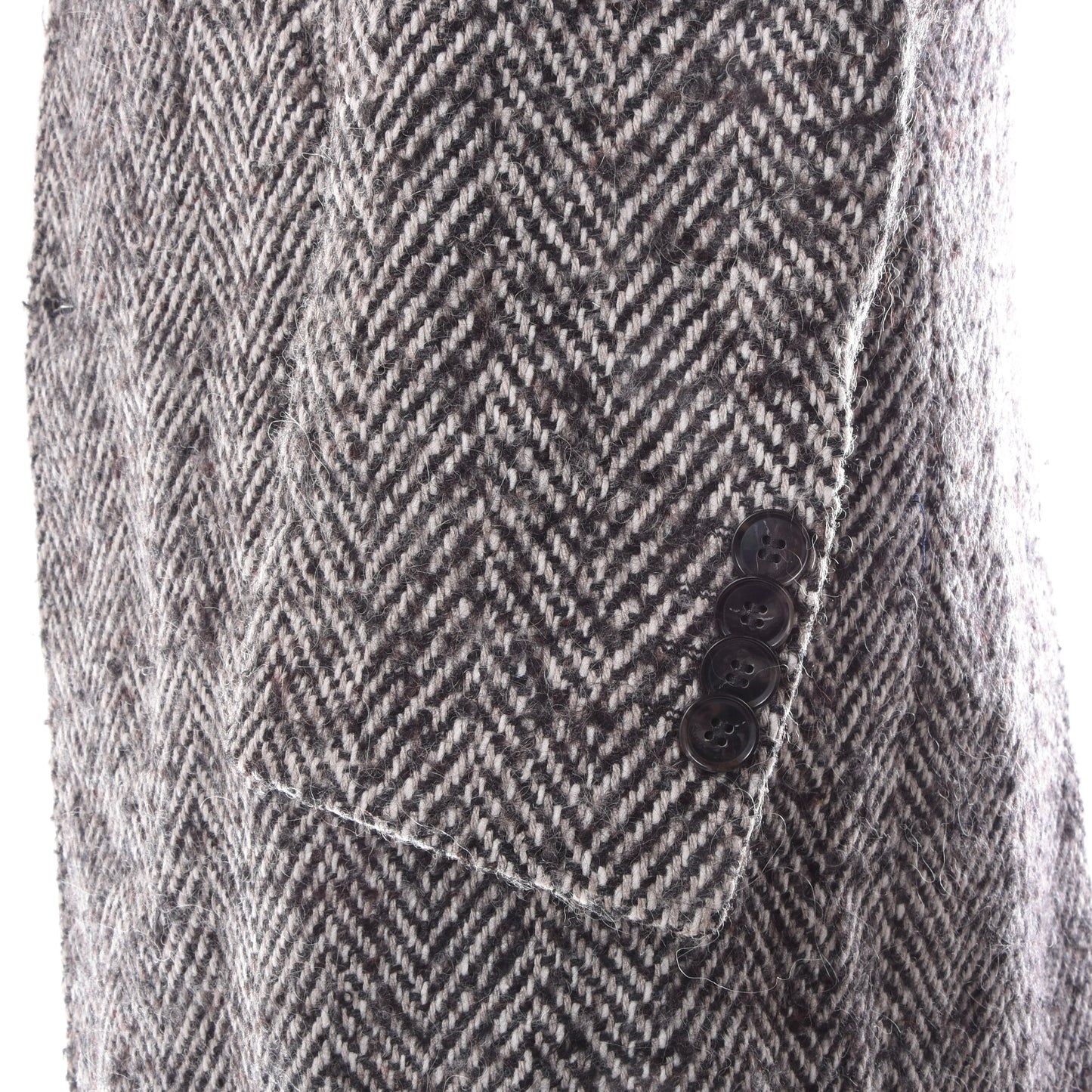 Sand Copenhagen Overcoat Size 46 ca. 50cm - Herringbone