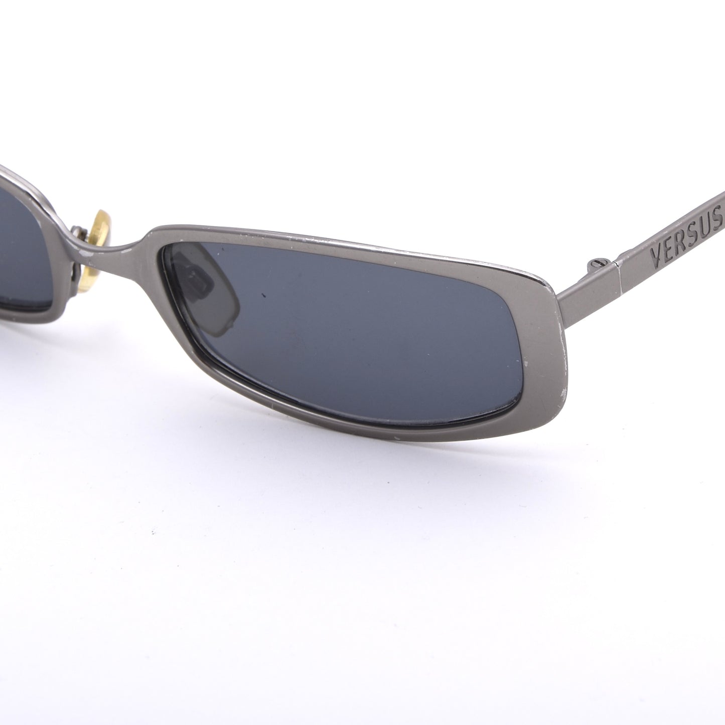 Vintage 1996 Versus Gianni Versace Mod. R36 Col. 947 Sunglasses - Gunmetal