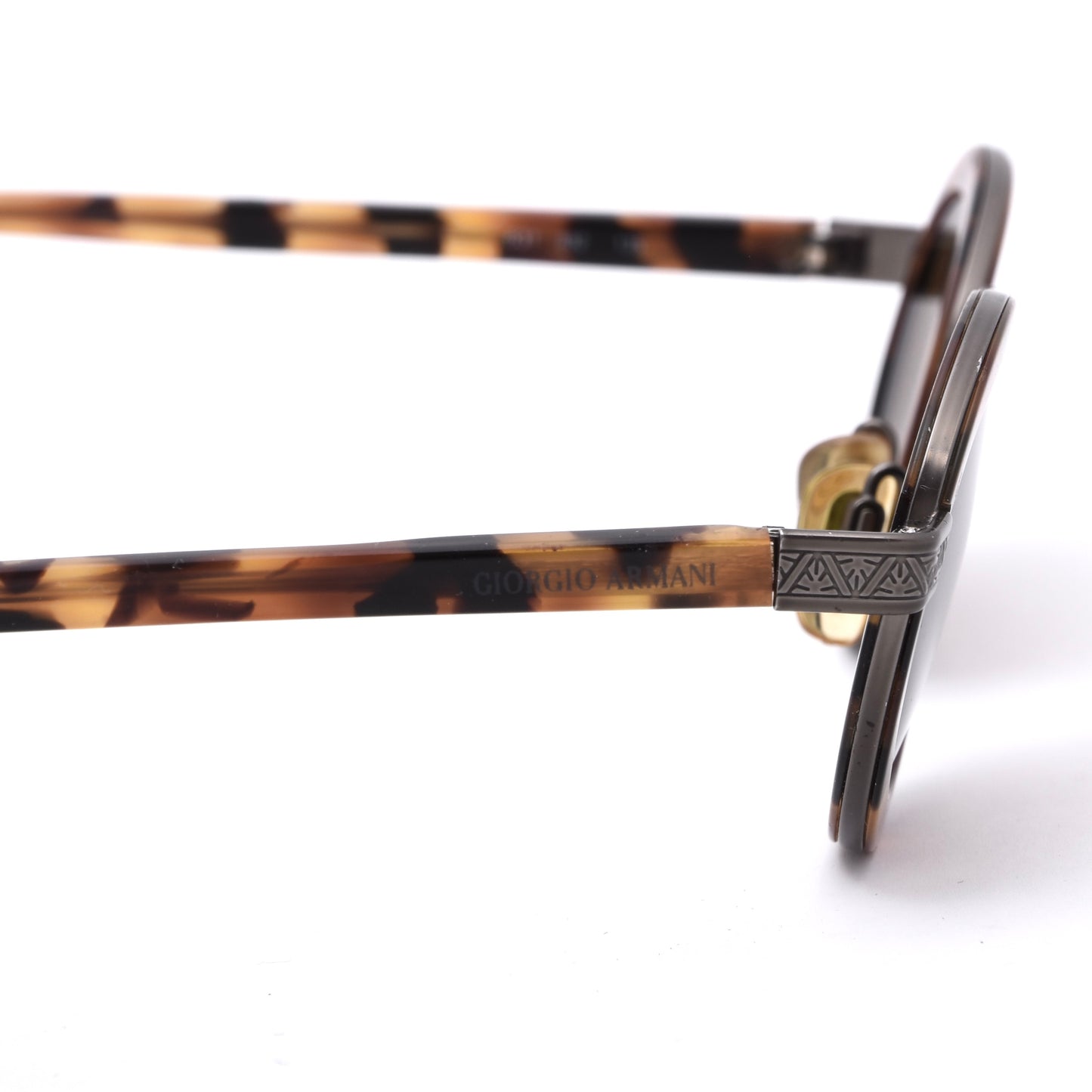 Vintage Giorgio Armani 1980er-90er Sonnenbrille Modell 613 - Schildpatt
