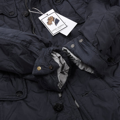 Cerruti Daunen Steppjacke Gr. M - Marineblau