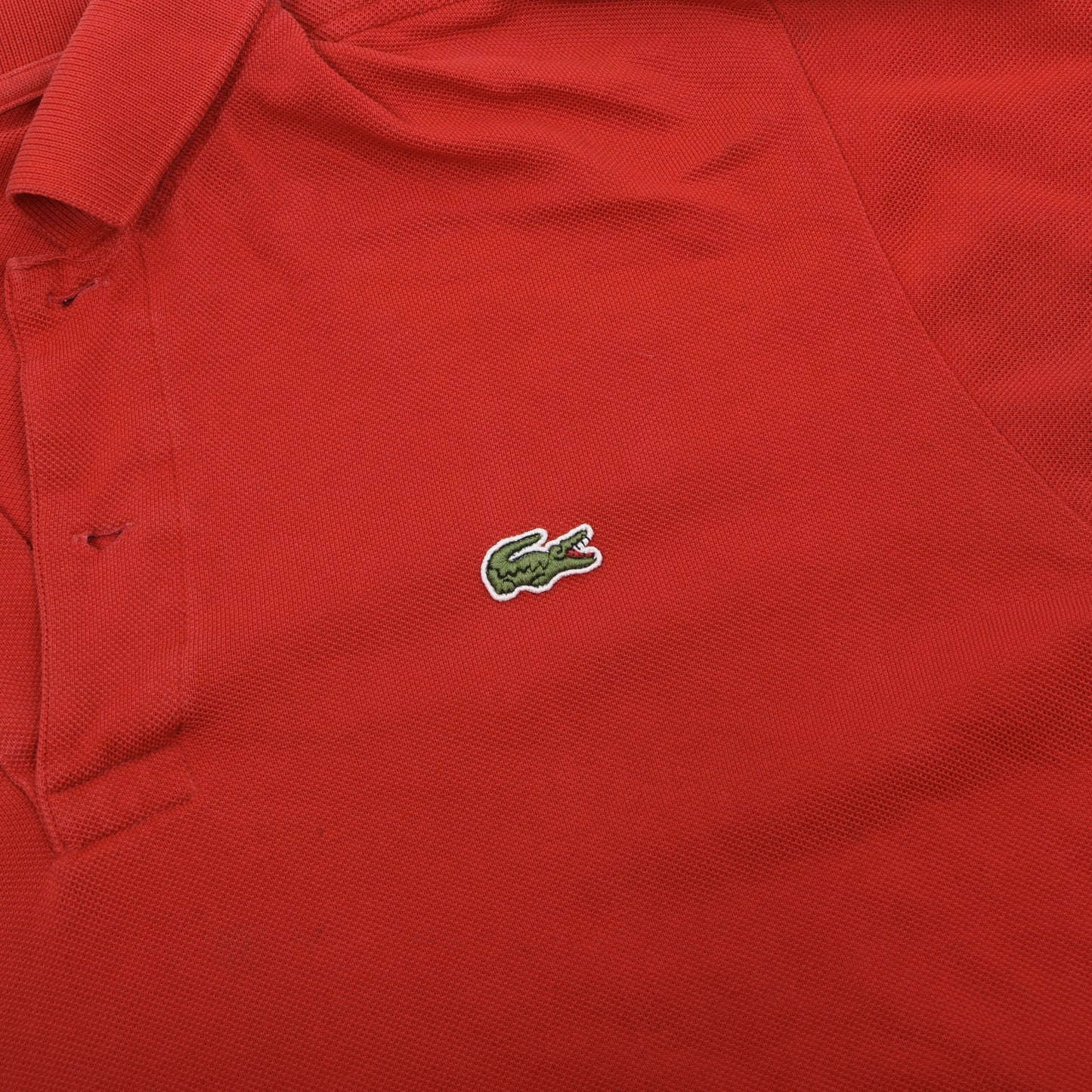 Vintage Lacoste 3er Polo-Shirts Made in France Größe 4 ca. 50,5-54cm - Petrol/Rot/Grün